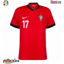Camiseta Portugal Rafael Leao #17 Primera Equipación Eurocopa 2024 manga corta